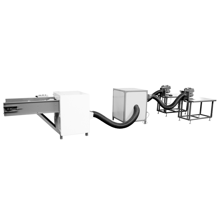 松棉臺(tái)式雙口定量填充線